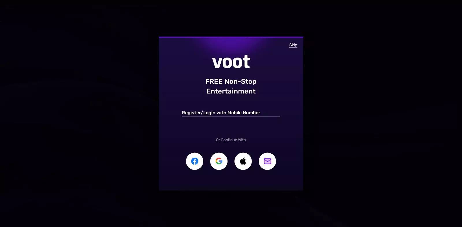 https www voot com activate